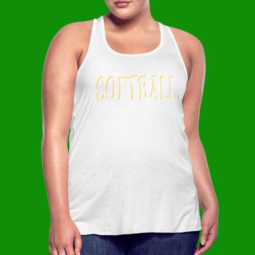 Softball Enough Said - Women's Flowy Tank Top by Bella
