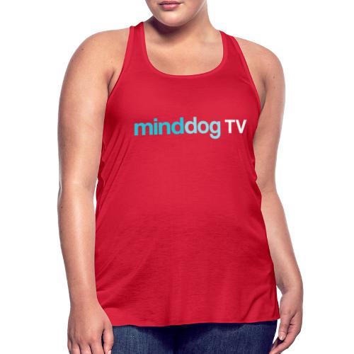 minddogTV logo simplistic - Women's Flowy Tank Top by Bella