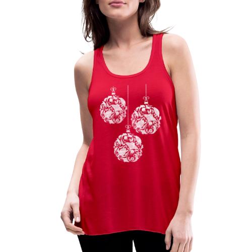 Coastal Christmas Ornament Group White - Women's Flowy Tank Top by Bella