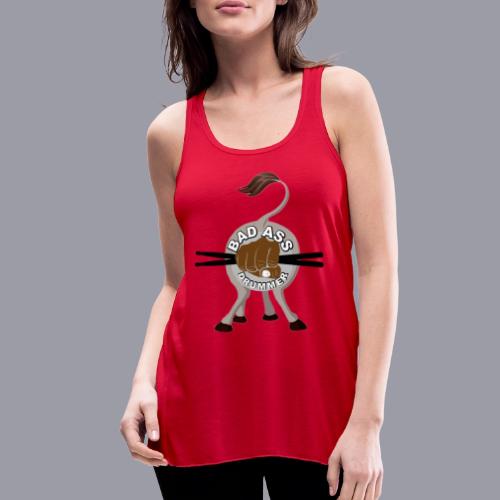 Bad Ass Drummer - Women's Flowy Tank Top by Bella