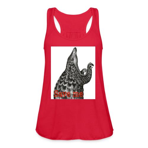 Save pangolins - Women's Flowy Tank Top by Bella