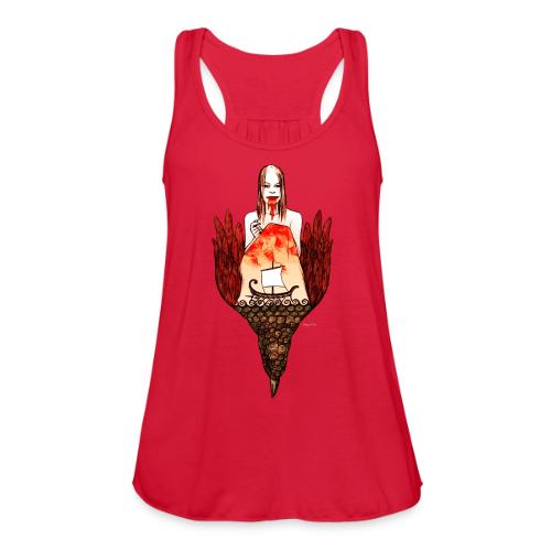 Philomela's message - Women's Flowy Tank Top by Bella