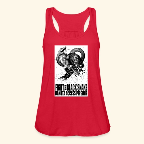 Fight the Black Snake NODAPL - Women's Flowy Tank Top by Bella