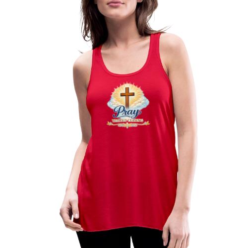Pray Without Ceasing - Women's Flowy Tank Top by Bella