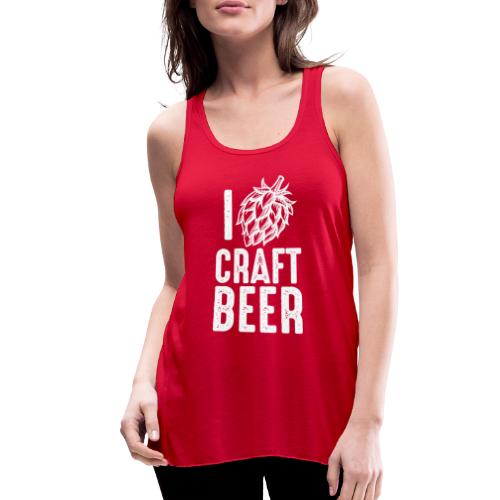 I Hop Craft Beer - Women's Flowy Tank Top by Bella