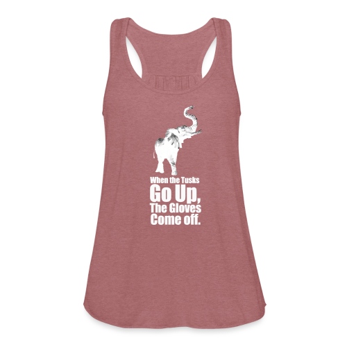 When the trunk goes up th - Women's Flowy Tank Top by Bella