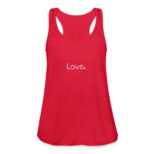 Smoon City_Just Text 3_Love1 - Women's Flowy Tank Top by Bella