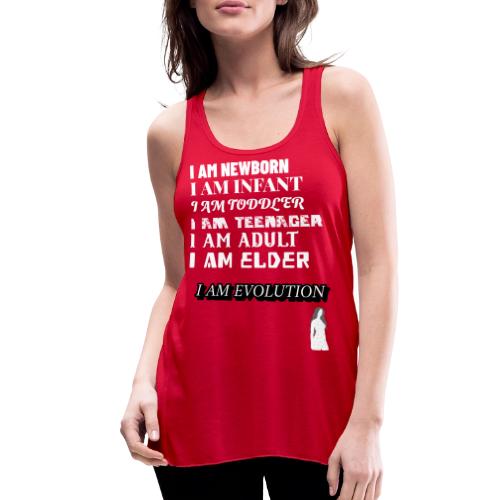I Am Evolution - Women's Flowy Tank Top by Bella
