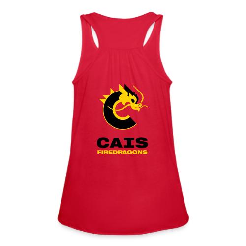CAIS Firedragons / Life Changing (on Red) - Women's Flowy Tank Top by Bella
