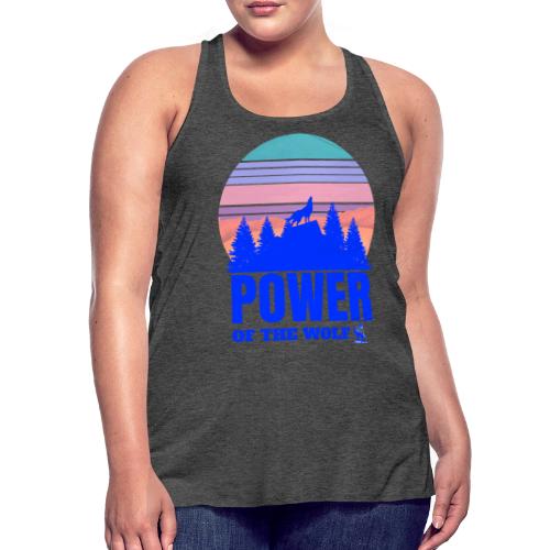 Power Of The Wolf - Women's Flowy Tank Top by Bella