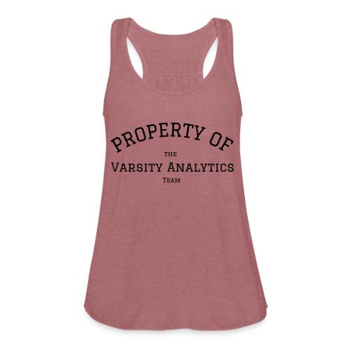 Varsity Analytics (Light) - Women's Flowy Tank Top by Bella