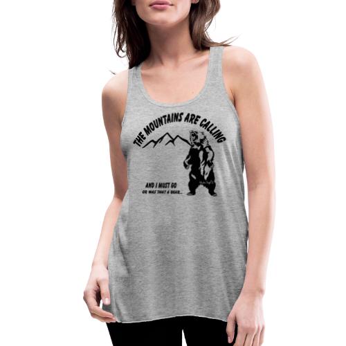 The Mountains are Calling - Women's Flowy Tank Top by Bella
