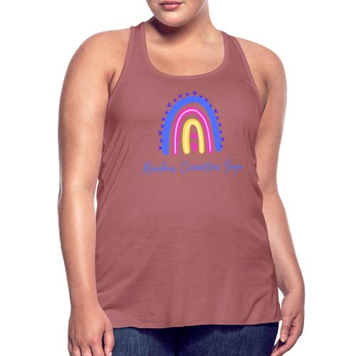 Rainbow Connection Yoga t shirt - Women's Flowy Tank Top by Bella