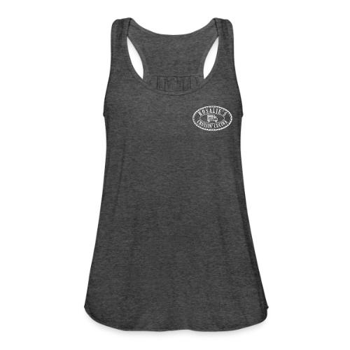 White Logo Cruisin Cucina - Women's Flowy Tank Top by Bella