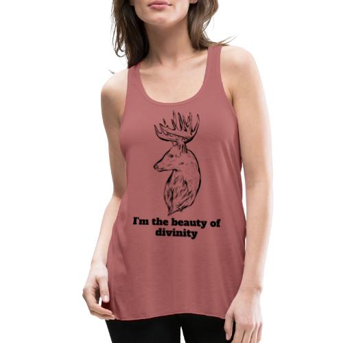 I'm The Beauty Of Divinity - Women's Flowy Tank Top by Bella