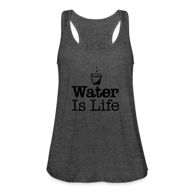 water Is Life - Women's Flowy Tank Top by Bella