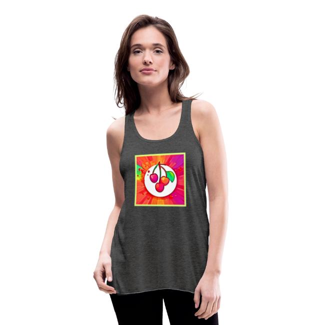 Cherry Pop Art Burst