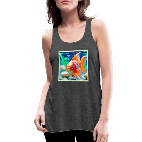 Elegant Aquarium Pet Fish - Women's Flowy Tank Top by Bella