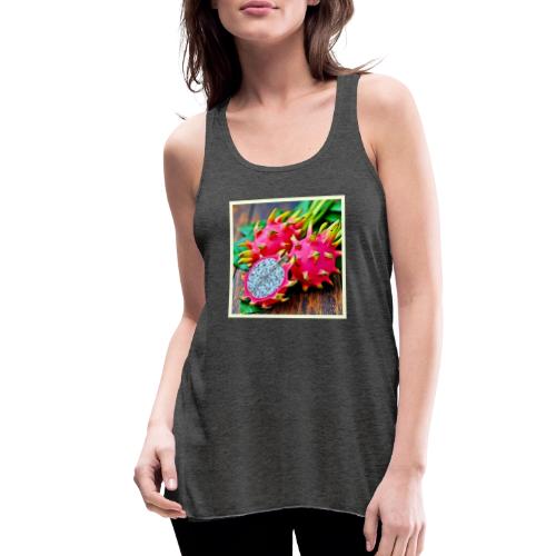 Vibrant Dragon Fruit Beauty Design - Women's Flowy Tank Top by Bella