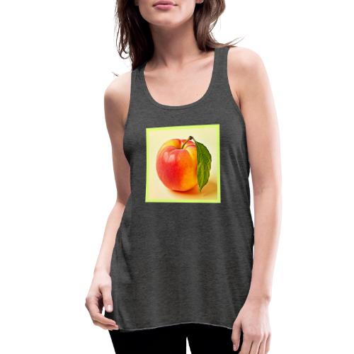 Feel the Fresh Peach Summer Vibe Design - Women's Flowy Tank Top by Bella