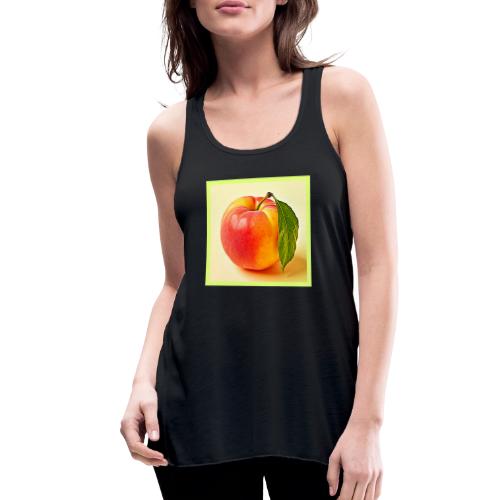 Feel the Fresh Peach Summer Vibe Design - Women's Flowy Tank Top by Bella
