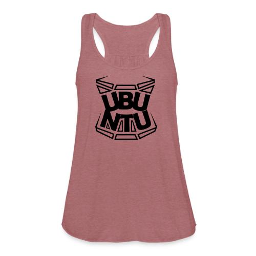 UBUNTU-LOGO-BLK-7 - Women's Flowy Tank Top by Bella