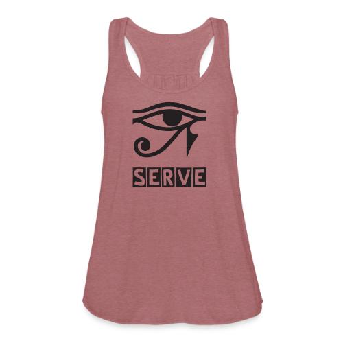 EYE SERVE DSGN TRNSP - Women's Flowy Tank Top by Bella