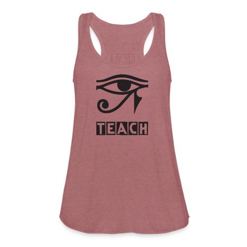 EYE TEACH DSGNS TRNSP - Women's Flowy Tank Top by Bella