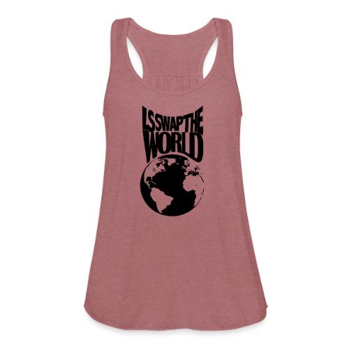 LS SWAP THE WORLD - Women's Flowy Tank Top by Bella