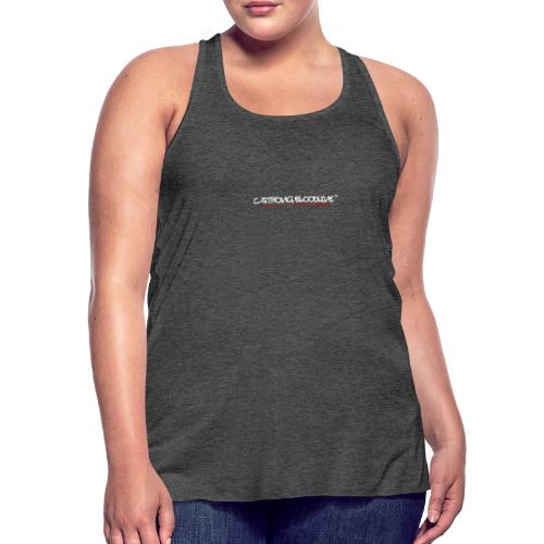 C.Strong Bloodline Logo (White) - Women's Flowy Tank Top by Bella