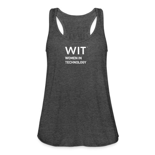 WIT Main Logo - Women's Flowy Tank Top by Bella