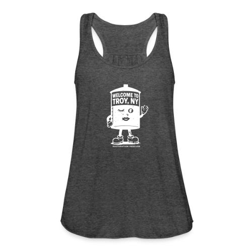 RO Welcome to Troy Winking Fuel Tank Light - Women's Flowy Tank Top by Bella