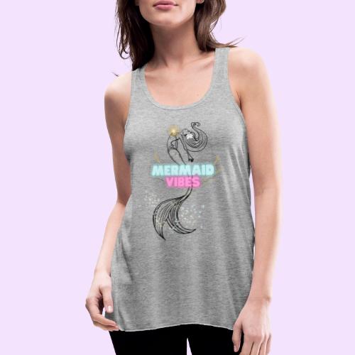 Mermaid Vibes Design - Women's Flowy Tank Top by Bella