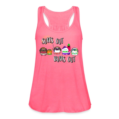 Sun's Out, Buns Out! - Women's Flowy Tank Top by Bella