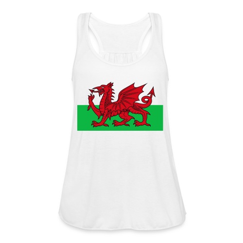 Wales Flag - Women's Flowy Tank Top by Bella
