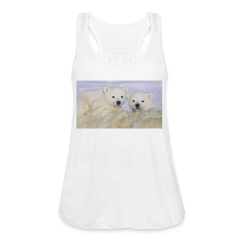 polarbears - Women's Flowy Tank Top by Bella
