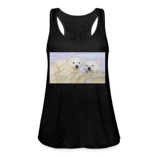 polarbears - Women's Flowy Tank Top by Bella