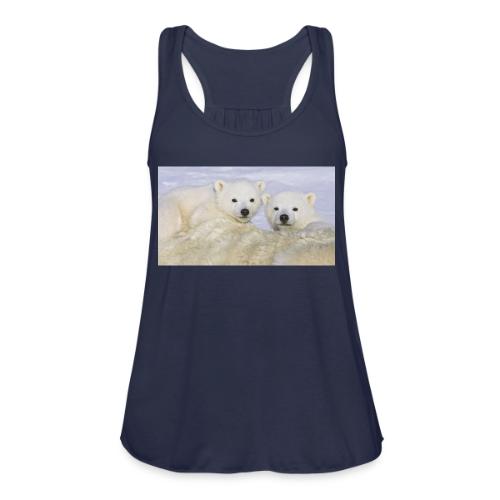 polarbears - Women's Flowy Tank Top by Bella