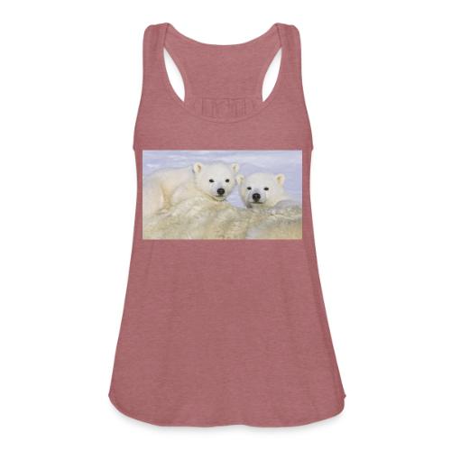 polarbears - Women's Flowy Tank Top by Bella