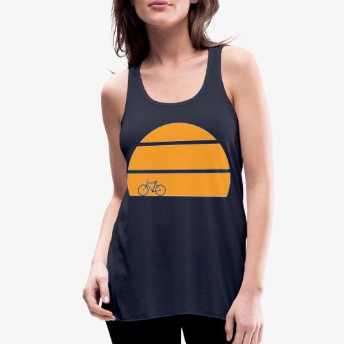 Bicycle Sunset v2 - Women's Flowy Tank Top by Bella
