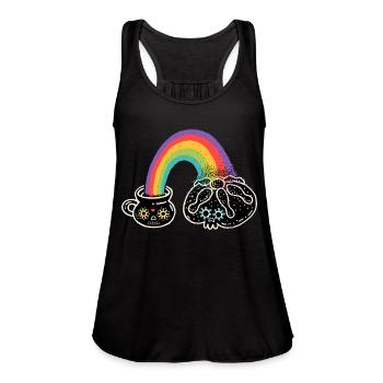 Pan De Muerto - Women's Flowy Tank Top by Bella -  - Front - Julia (174cm)