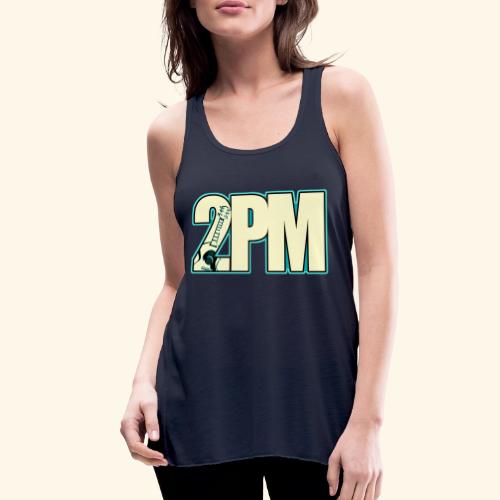 2PM Teal Guitar Logo - Women's Flowy Tank Top by Bella
