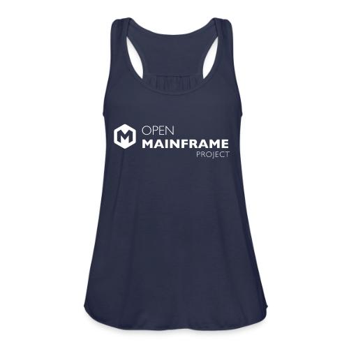 Open Mainframe Project - White Logo - Women's Flowy Tank Top by Bella