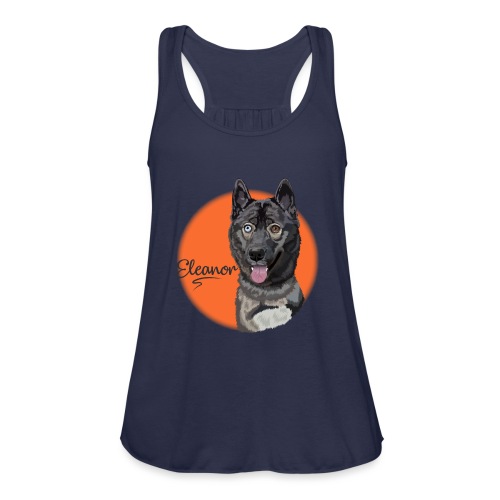 Eleanor the Husky from Gone to the Snow Dogs - Women's Flowy Tank Top by Bella