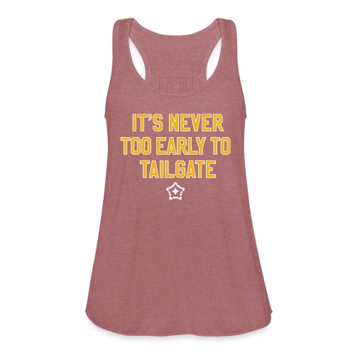 It's Never Too Early to Tailgate -West Virginia - Women's Flowy Tank Top by Bella