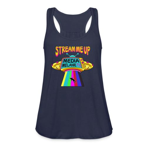 Stream Me Up | Streaming TV UFO - Color - Women's Flowy Tank Top by Bella