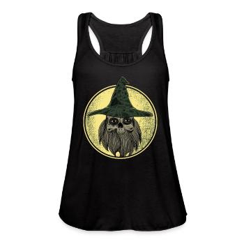 witch - Women's Flowy Tank Top by Bella - navy - Front - Julia (174cm)