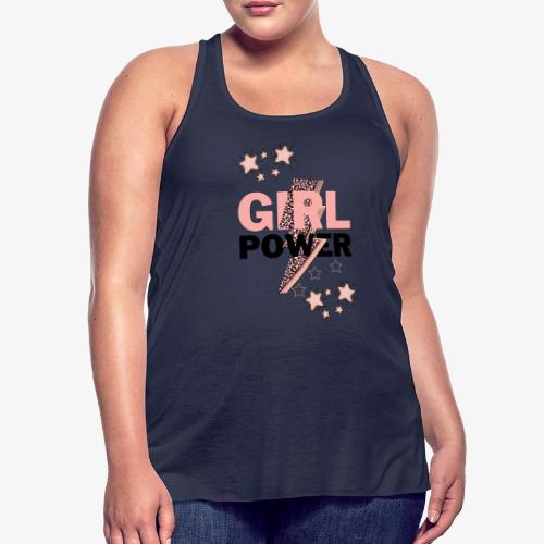 Girl Power - Women's Flowy Tank Top by Bella