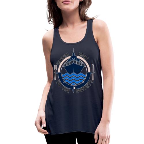 Which Way to the Buffet? - Women's Flowy Tank Top by Bella