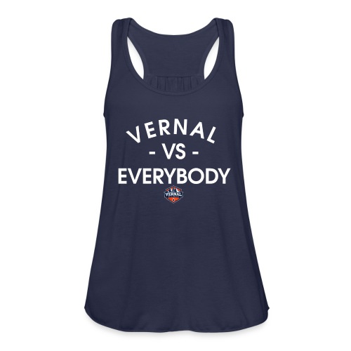 Vernal Vs. Everybody White - Women's Flowy Tank Top by Bella
